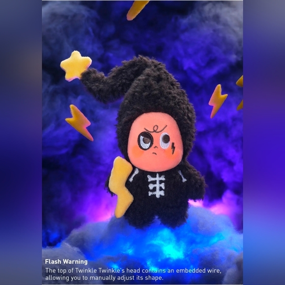 Twinkle Twinkle Sweet Dreams Forcast "Flash Warning" Confirmed Plush Pendant - Picture 2 of 9